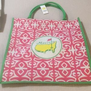 2019 Augusta "Master's" burlap tote